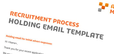 Holding Email Template