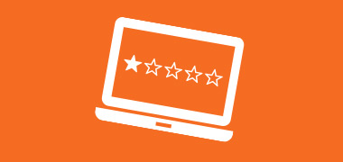 How can you manage a negative online review?